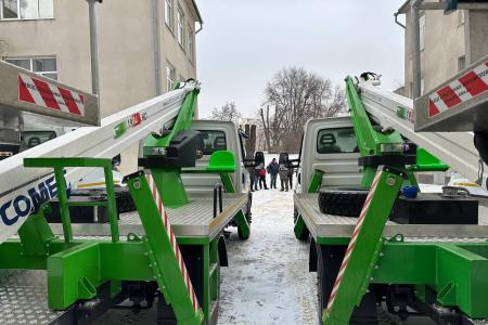 За координації Міненерго харківські енергетики отримали 10 автовишок, закуплених за кошти Фонду підтримки енергетики України 