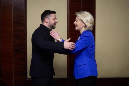 Денис Шмигаль взяв участь у зустрічі Володимира Зеленського з Урсулою фон дер Ляєн та Антоніу Коштою