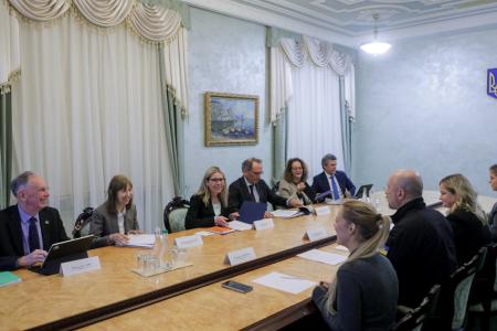 Денис Шмигаль взяв участь у зустрічі Володимира Зеленського з Урсулою фон дер Ляєн та Антоніу Коштою