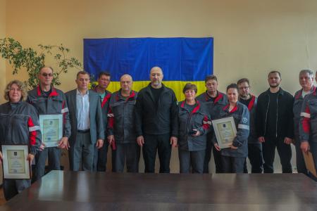 Денис Шмигаль відвідав енергетичний об’єкт на Київщині та ознайомився з ходом відновлювальних робіт