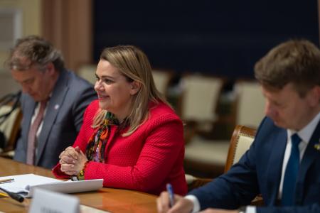 Валентина Москаленко та заступниця Міністра закордонних справ Естонії обговорили співпрацю в енергетичній сфері та підготовку до опалювального сезону