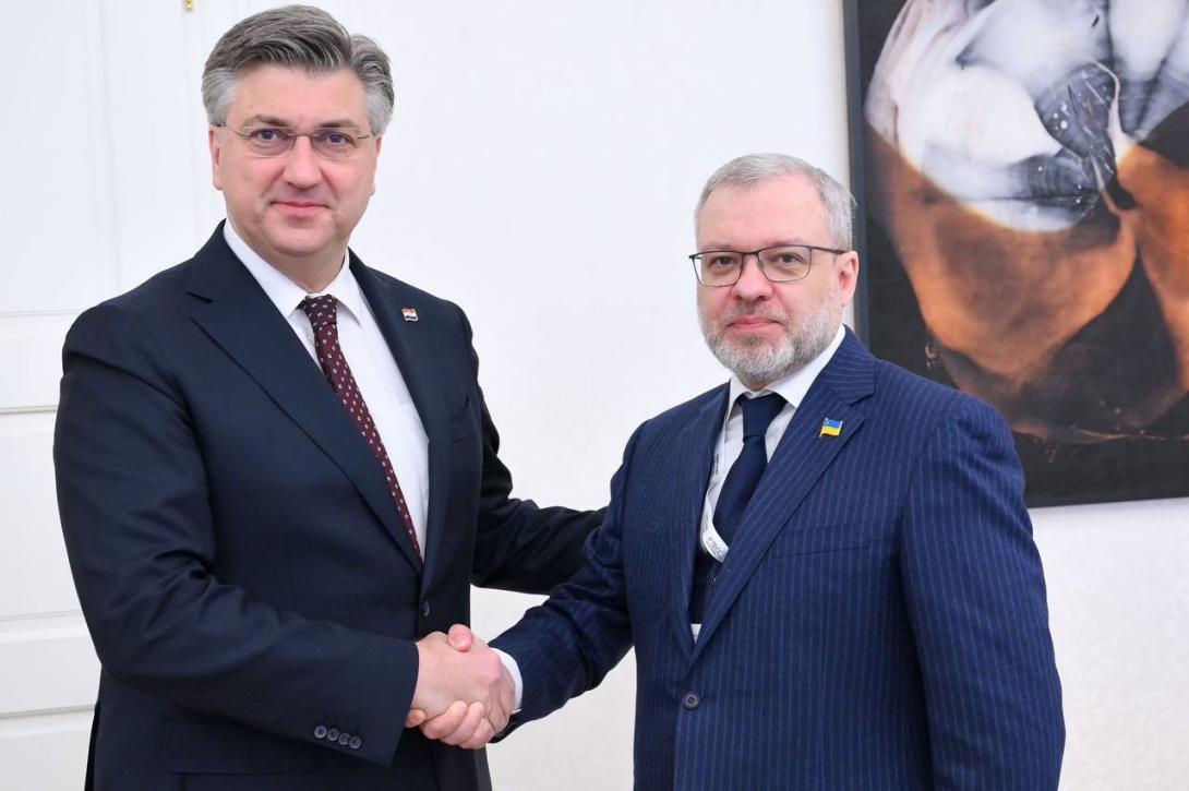 Герман Галущенко обговорив з Прем’єр-міністром Хорватії співпрацю в енергетичній сфері