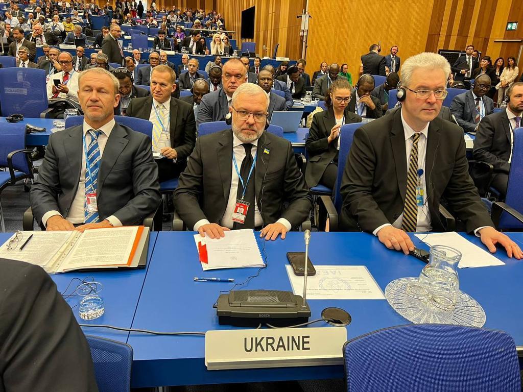 Українська делегація на чолі з Германом Галущенком бере участь у 67-й сесії Генеральної конференції МАГАТЕ